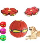 Top Pet Toys: Flying Frisbee Ball & Saucer for Dogs - Durable & Fun Red Design - Buy Online on GoSupps.com