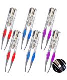 6 Pcs Light Tweezers Stainless Steel Tweezers with LED Light  Makeup Eyelash Eyebrow Hair Removal Tweezers Illuminating Lighted Tweezers for Precision Hair Removal Men Women (Red  Purple  Dark Blue) - Buy Online on GoSupps.com