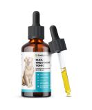 Flea Treatment Tonic - 100% Natural Safe for All Breeds & Ages Easy-to-Use 50ml Liquid Supplement for Comprehensive Flea and Tick Prevention - Buy Online on GoSupps.com
