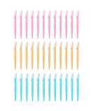 30 Pack Women's Facial Razors | Eyebrow Shapers & Exfoliating Razors for Women & Men - International Shipping Available - Buy Online on GoSupps.com
