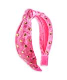 FROG SAC Pink Heart Headband for Girls  Studded Knotted Headbands for Kids  Cute Head Bands  Little Girl Velvet Hair Accessories  Gold Stud Hearts Hairband  No Slip Fashion Head Band Head Piece Gold Heart Studs - Buy Online on GoSupps.com