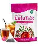 Original Detox Tea - Herbal Blend with Dandelion Ginseng and Ginger - Supports A Healthy Weight Digestive Health - Vegan All Natural Laxative-Free - Peach Flavor (28 Servings) - Buy Online on GoSupps.com