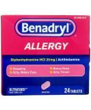 Benadryl Ultra Allergy Relief Tablets - 24ct - Buy Online on GoSupps.com