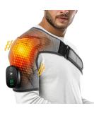 AFDEAL Cordless Heated Shoulder Brace - Shoulder Heating Pad & Massager for Men & Women | Ideal for Pain Relief - Buy Online on GoSupps.com
