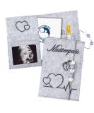 Buy Tanker Street Mother Pass Cover | Felt Pregnancy Diary Bag with Ultrasound Image & Document Organizer - Buy Online on GoSupps.com