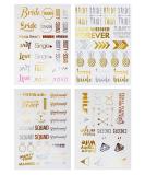 Bachelorette Party Tattoos - Temporary Metallic Tattoos by Sterling James Co - Buy Online on GoSupps.com