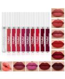 Buy Getervb 10 Colors Matte Liquid Lipstick Set - Long Lasting Velvet Lip Gloss for Women | Perfect Beauty Gifts - Buy Online on GoSupps.com