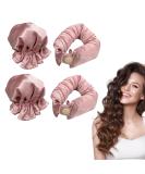 Shop Heatless Curls with Our Satin Locken Blacker Overnight Curler Set - No Heat Hair Rollers in Pink | International Shipping Available - Buy Online on GoSupps.com