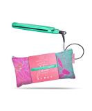 Almost Famous Tropico Getaway Mini Tourmaline & Ceramic Hair Straightener Flat Iron - Travel-Ready with Stylish Bag - Perfect for All Hairstyles (Watermellow - Buy Online on GoSupps.com