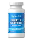 Puritans Pride Probiotic Acidophilus Tablets White 100 Count - Buy Online on GoSupps.com