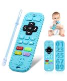 Silicone Remote Teething Toy for Baby | Chew Toys with Pacifier Clip | Sensory Toys for Infants 3-6-12 Months | Baby Gifts for Boys and Girls - Buy Online on GoSupps.com