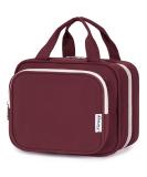 Narwey Hanging Travel Toiletry Bag for Women - Wine Red (Large) | Organizer for Cosmetics, Makeup, and Travel Size Accessories - Buy Online on GoSupps.com