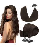 Hetto Real Hair Extensions - Darkest Brown #2 50cm Remy Bonded Hair 20 Inch 50g - Premium Quality eCommerce - Buy Online on GoSupps.com