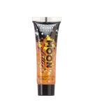 Iridescent Chunky Orange Glitter Gel by Moon Glitter - Cosmetic Festival Paint for Face, Body, Hair, Nails - 12ml - Buy Online on GoSupps.com