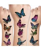 CHARLENT Butterfly Tattoos- 120 Realistic 3D Temporary Tattoos for Women & Girls - Ideal for Party Favors & Decoration - Buy Online on GoSupps.com