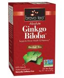 Buy Bravo Tea Absolute Ginkgo Biloba Herbal Tea - Caffeine Free, 20 Bags - Buy Online on GoSupps.com