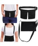 Tummy Tuck Post Surgery Supplies | Adjustable Mastectomy Drain Holder & Shower Bag | Must-Have Recovery Essentials (Black - Buy Online on GoSupps.com