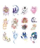 Father.son 12 Sheets Watercolor Cat Temporary Tattoos for Girls Kids  Cute Kitty Waterproof Fake Tattoos Body Art Sticker  Animal Birthday Supplies  Pet Lover Party Favors  Meow Arts and Crafts - Buy Online on GoSupps.com