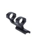 Monstrum Slim Profile Series Offset Cantilever Picatinny Scope Mount | 1 inch Diameter Black - Buy Online on GoSupps.com