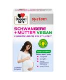 Doppelherz System Vegan Folic Acid for Pregnant Women & Mothers - 30 Tablets + 30 Capsules | Essential Nutrients for Fertility Pregnancy & Breastfeeding - Buy Online on GoSupps.com