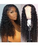 18 FIRIEYA Deep Wave Lace Front Human Hair Wig | 180% Density HD Transparent Lace Closure | Natural Color | For Black Women - Buy Online on GoSupps.com