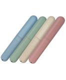 Dental Aesthetics Eco Wheat Straw Toothbrush Case | Sustainable & Stylish Toothbrush Holder for Travel - Buy Online on GoSupps.com