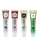 4 Pack Nicka K Lip Gel - Coconut, Rosehip, Argan Oil, Aloe | Moisturizing Lip Treatment - Buy Online on GoSupps.com