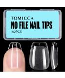 Tomicca Ballerina Short Nail Tips - 192 Pieces Pre-shaped Half Matte Gel & Acrylic Full Cover Tips 12 Sizes for Stunning Nail Art - Buy Online on GoSupps.com