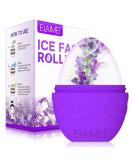 Buy Silicone Egg Shape Ice Roller - Reusable Face Care Tool for Puffy Eyes & Tight Skin Treatment (Purple) - International Shipping Available - Buy Online on GoSupps.com