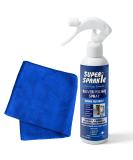 Silver Polish Cleaner Spray 8 oz with Cloth Set - Remove Tarnish & Shine Silverware Sterling Silver & Gold - Buy Online on GoSupps.com