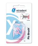 Miradent PIC-Brush XX-Fine Interdental Brush - 2.2 mm Pink (6 Pieces) | Ideal for Braces Bridges & Thorough Cleaning - Buy Online on GoSupps.com