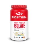 BIOSTEEL Grass-Fed Whey Protein Isolate Powder - Non-GMO Post Workout Supplement Vanilla Flavor 24 Servings - International Shipping Available - Buy Online on GoSupps.com