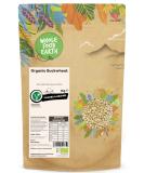 Wholefood Earth Organic Buckwheat 1 kg | GMO Free | Vegan | Source of Fibre | Certified Organic 1kg - Buy Online on GoSupps.com