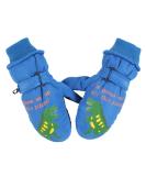 XIAOHAWANG Kids Ski Gloves | Waterproof Dinosaur Mittens for Boys & Girls | Royal Blue | Ages 2-8 - Buy Online on GoSupps.com