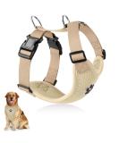 Slowton Dog Harness for Small to Medium Dogs | No-Pull Safety Harness | Soft & Breathable Beige Breast Harness - Buy Online on GoSupps.com