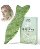 Rena Chris Gua Sha Facial Tools - Jade Stone Massage for Jawline Sculpting Puffiness Reduction & Acupressure | Complete Skin Care Tool with User Manual - Buy Online on GoSupps.com