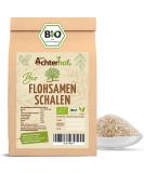 Flea Seed Bowls Bio 200g - Rich in Fiber | Ayurvedic All-Rounder for Baking & Cooking | Premium Quality from Controlled Organic Cultivation | Achterhof - Buy Online on GoSupps.com