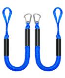ONOSHIP 4FT Premium Boat Bungee Dock Lines - Marine Grade 316 Stainless Clip - Jet Ski & Kayak Accessories - 4 Feet Blue - Buy Online on GoSupps.com