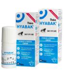 2 x Hyabak Eye Drops - Moisturising & Refreshing Drops | Gentle and Long-Lasting Relief From Long Screen Use & Contact Lens Wearers | Preservative-Free | Pack of 2 x 10ml (600 Drops) - Buy Online on GoSupps.com