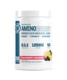 NutraOne Amino Energy BCAA Powder - Pre-Workout Supplement with Caffeine - Blackberry Lemonade - 30 Servings - Fuel & Recover Efficiently - Buy Online on GoSupps.com