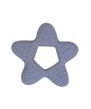 Filibabba Star Teether for Babies | Natural Rubber Teething Ring | Powder Blue Teething Aid - Buy Online on GoSupps.com