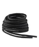 IRONLACE Unbreakable Round Bootlaces - Indestructible, Waterproof & Fire Resistant Boot & Shoe Laces 54-Inch Black - Buy Online on GoSupps.com