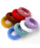 MARY LAVENDER Large Furry Hair Ties for Thick Hair - Seamless Elastic Bands 8-Pack - Buy Online on GoSupps.com