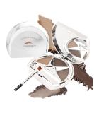 Eyebrow Powder Makeup Palette - Waterproof & Long Lasting 3 Colors Grey Brown Series for Natural Brows with Brush & Mirror - Buy Online on GoSupps.com