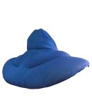 Buy Gentian Blue Neck Horns with Stand-Up Collar | Organic Fabric Cherry Core Warming Pillow - Comfortable Neck Warmer - Buy Online on GoSupps.com