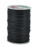 Mandala Crafts Size 2mm Black Waxed Cord for Jewelry Making - 109 Yds Black Waxed Cotton Cord for Jewelry String Bracelet Cord Wax Cord Necklace String Black 2mm 109 Yards - Buy Online on GoSupps.com