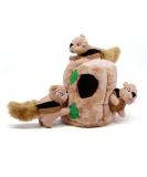 Outward Hound Kyjen Hide A Squirrel Jumbo Plush Dog Toy - 4-Piece Squeaky Toy for Dogs | International Shipping Available - Buy Online on GoSupps.com