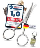 Future Fox Fur Scissors from Solingen - Made in Germany | Curved Pet Grooming Scissors with Micro-Toothing & Rounded Tip (10.5cm) - Buy Online on GoSupps.com