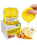 Turmeric Kojic Acid Cleansing Pads - Exfoliating Face Scrub for Balanced Skin Oil & Water | 50 Count - Shop Now - Buy Online on GoSupps.com