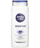 Nivea Men Sensitive 3-in-1 Body Wash 16.9 Oz - Pack of 8 | Citrus Scent | Gentle Cleansing Formula - Buy Online on GoSupps.com